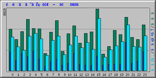 時間ごとの状況 -  3月 2026